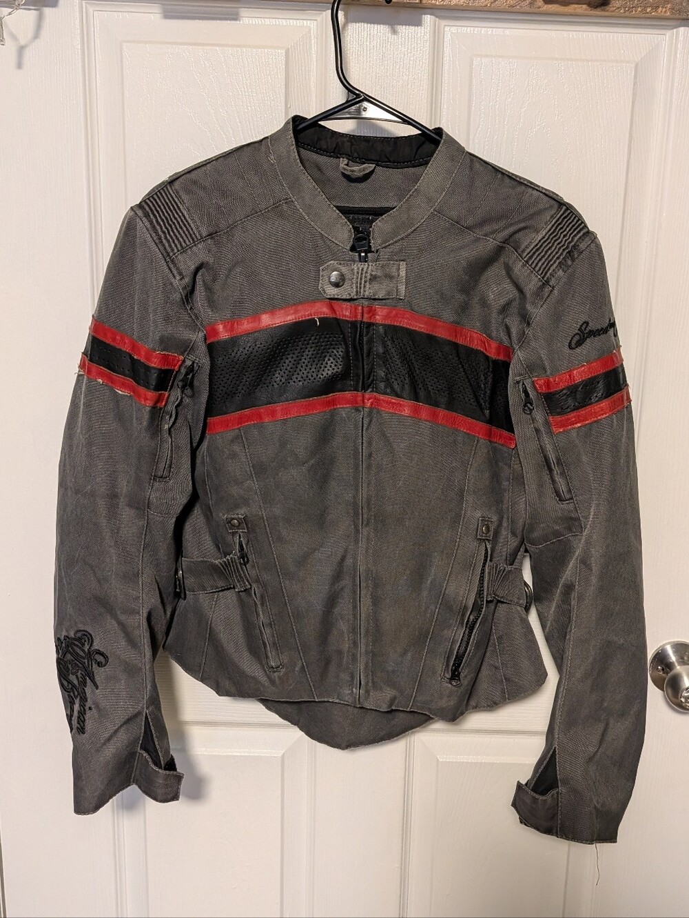 Speed & Strength Womens Vintage Black/Red American Beauty Jacket